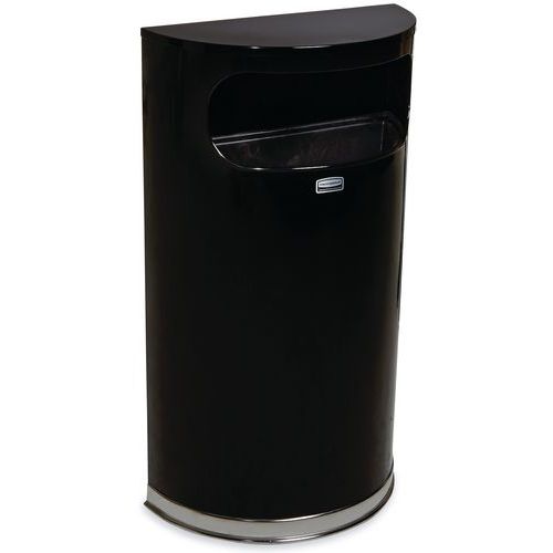 Papperskorg Crescent design med plastbehållare Rubbermaid Papperskorg Crescent design med plastbehållare Rubbermaid