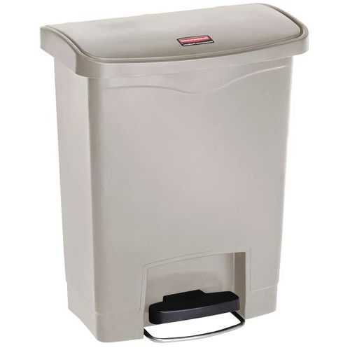 Papperskorg Slank Jim Step On Front Step plast 30 L Rubbermaid