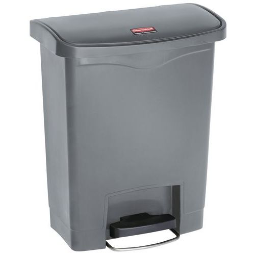 Papperskorg Slank Jim Step On Front Step plast 30 L Rubbermaid