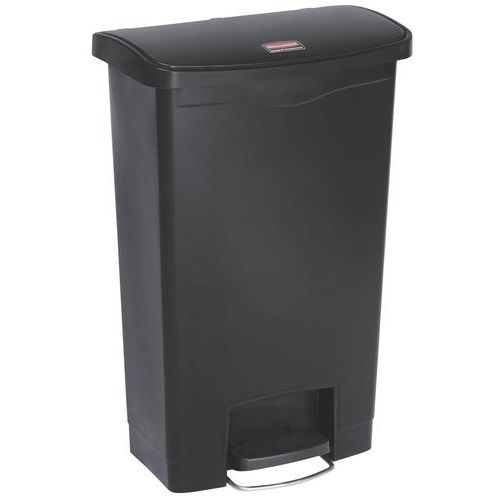 Papperskorg Slim Jim Step On Front Step plast 50 L Rubbermaid