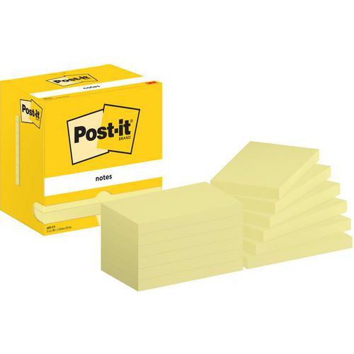 Post-it® 76 x 127 mm 12 gula block - Post-it® Post-it® 76 x 127 mm 12 gula block - Post-it®