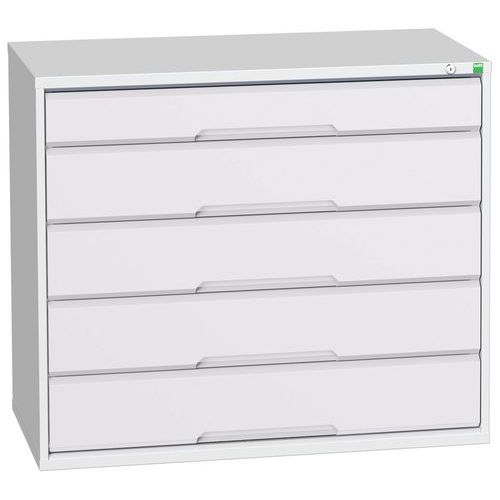 Skåp med lådor Verso – 900mm – 5 lådor – Bott
