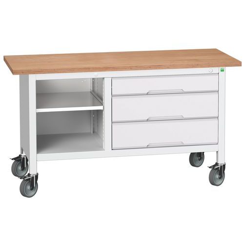 Arbetsbänk mobil Verso 1500x600 M13 – Bott