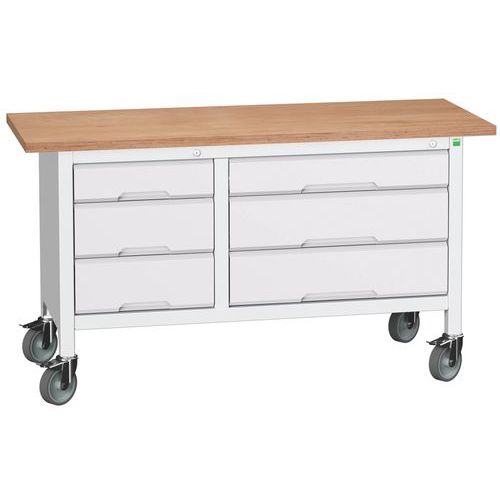 Arbetsbänk mobil Verso 1500x600 M15 – Bott