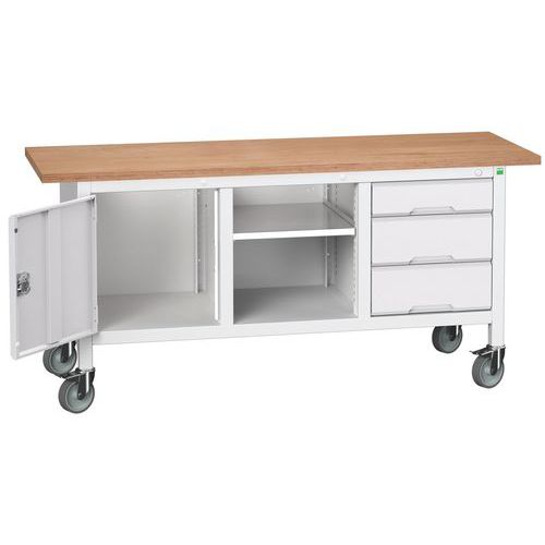 Arbetsbänk mobil Verso 1750x600 M20 – Bott