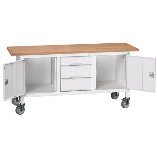 Arbetsbänk mobil Verso 1750x600 M22 – Bott