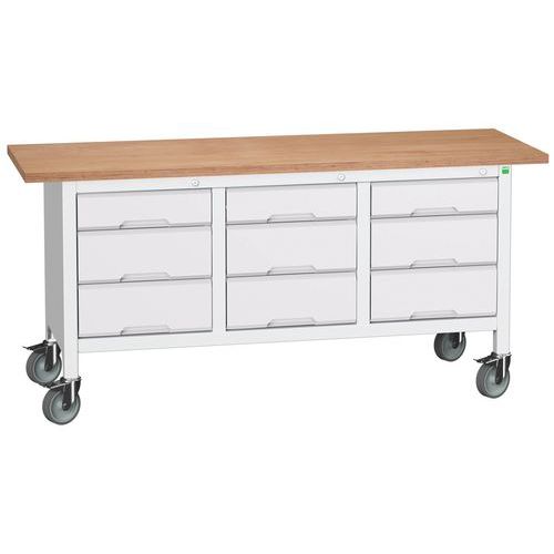 Arbetsbänk mobil Verso 1750x600 M23 – Bott