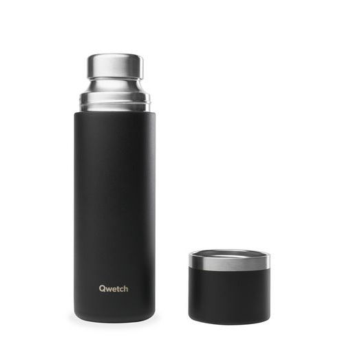 Termosflaska Thermo Active Matt svart - 750ml - Qwetch Termosflaska Thermo Active Matt svart - 750ml - Qwetch