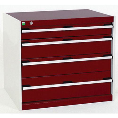 Verkstadsskåp med lådor cubio SL-877-4.1 – Bott