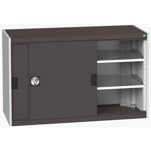 Skåp kraftigt med skjutdörrar Cubio 1300x525x2000 mm – Bott