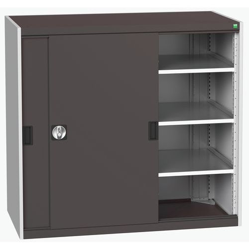 Skåp kraftigt med skjutdörrar Cubio 1300x650x1200 mm – Bott