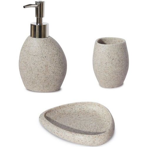 3-delars hygienset - Beige resin - Arvix