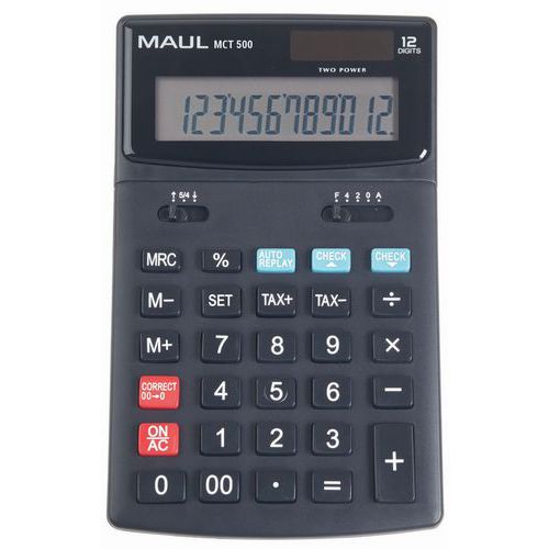 Kontorsräknare MCT 500 - 12 tangenter - Maul Kontorsräknare MCT 500 - 12 tangenter - Maul