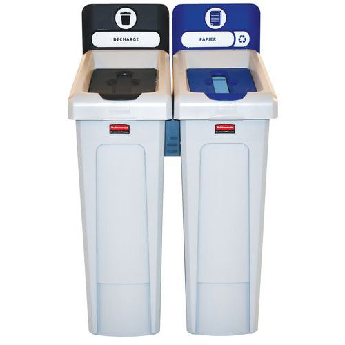 Slim Jim 174L återvinningsstation - Rubbermaid - FR Märke Slim Jim 174L återvinningsstation - Rubbermaid - FR Märke