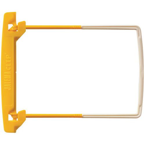 Pappersbindare Clipex gul EU standard
