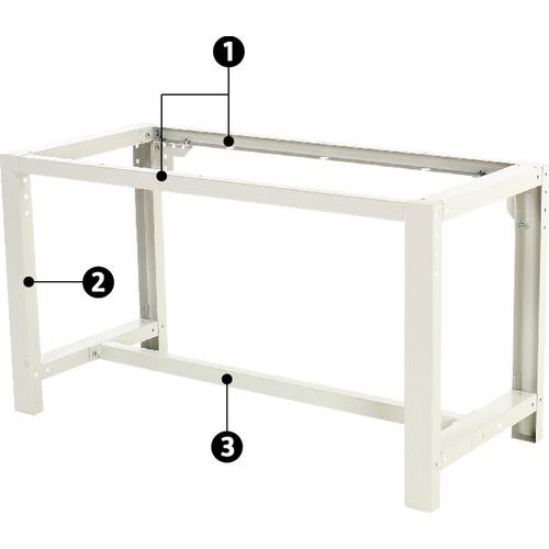 Set med 3-delade längsgående balkar Cubio