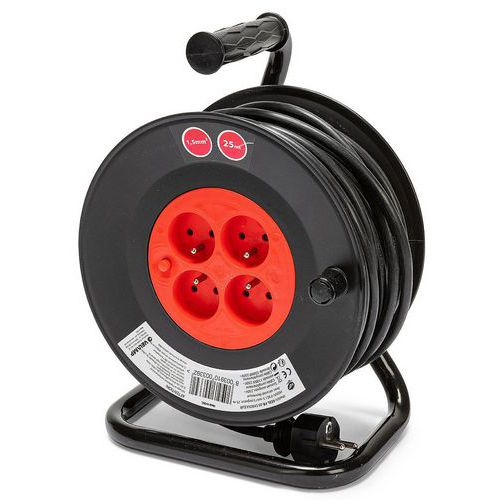 Kabelvinda hobby, 4 uttag, H05VV-F3G1.5MM2 - Velamp Kabelvinda hobby, 4 uttag, H05VV-F3G1.5MM2 - Velamp