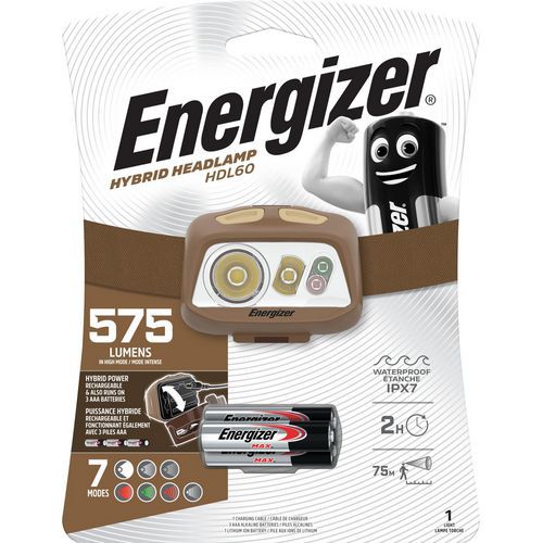 Pannlampa HDL60 - 575 lumen - Energizer