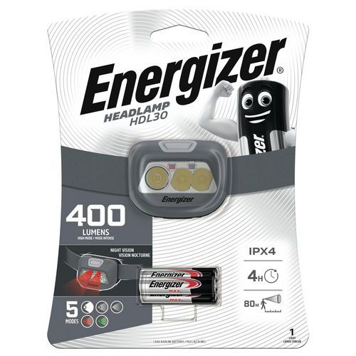 Pannlampa HDL30 - 400 lumen - Energizer Pannlampa HDL30 - 400 lumen - Energizer