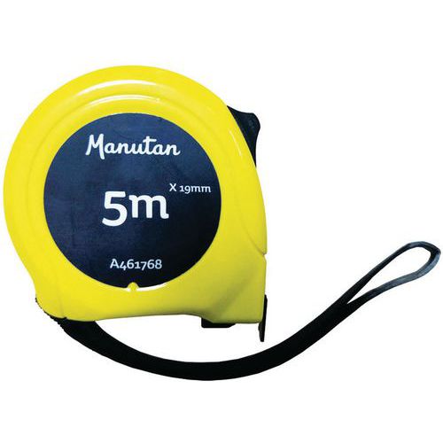 3 m och 2 m x 16 mm och 5 m x 19 mm måttband - ABS - Manutan Expert