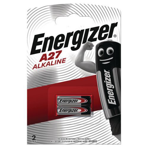 A27 alkaliskt miniatyrbatteri – förpackning med 2 st – Energizer