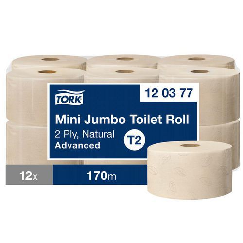 Toalettpapper - Mini Jumbo - T2 Advanced - Tork Toalettpapper - Mini Jumbo - T2 Advanced - Tork