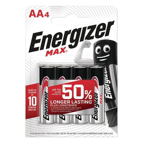 Max AA-batterier – förpackning med 4 st – Energizer