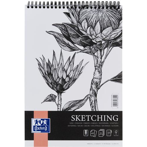 Skissblock Sketching Art integral A3 100s 120g - Oxford Skissblock Sketching Art integral A3 100s 120g - Oxford