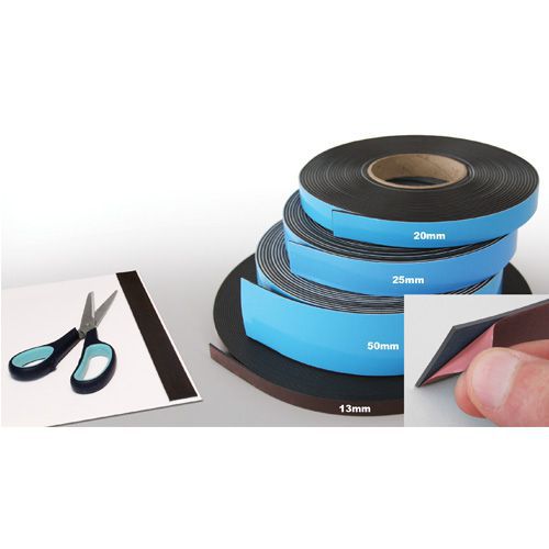 Magnetband, självhäftande