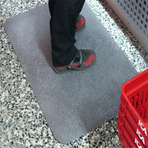 Arbetsplatsmatta Yoga Step Zedlan Grå - Matting
