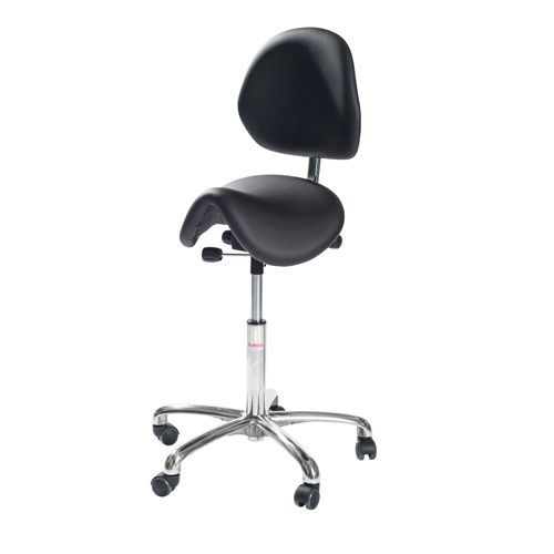 Sadelstol Dalton med ryggstöd - Global Professional Seating