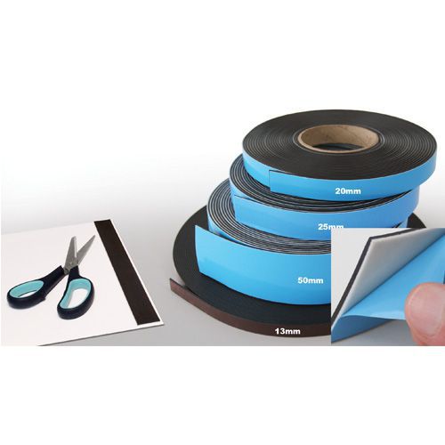 Magnetband, självhäftande