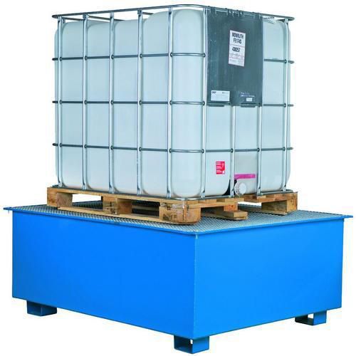 Miljöskyddspall för 1 IBC-container, 1100 L