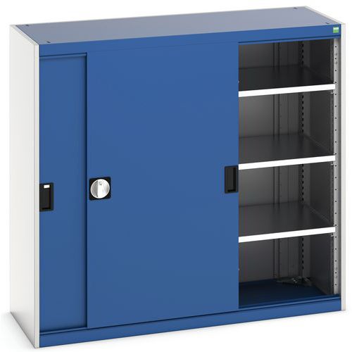 Skåp kraftigt med skjutdörrar Cubio 1300x525x1200 mm – Bott