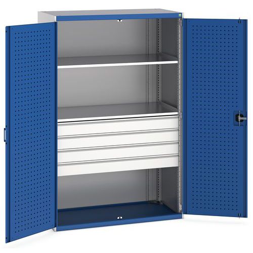 Skåp kraftigt kombinerat Cubio 1300x650x2000 mm – Bott