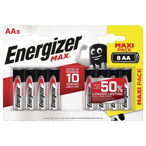 Max AA-batterier – förpackning med 8 st – Energizer