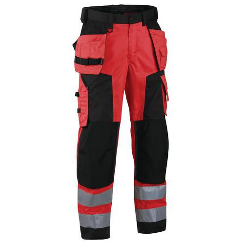 Varselbyxa Softshell Varselröd/Svart
