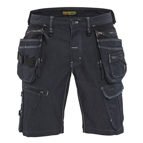Hantverksshorts stretch X1900 Marinblå/Svart