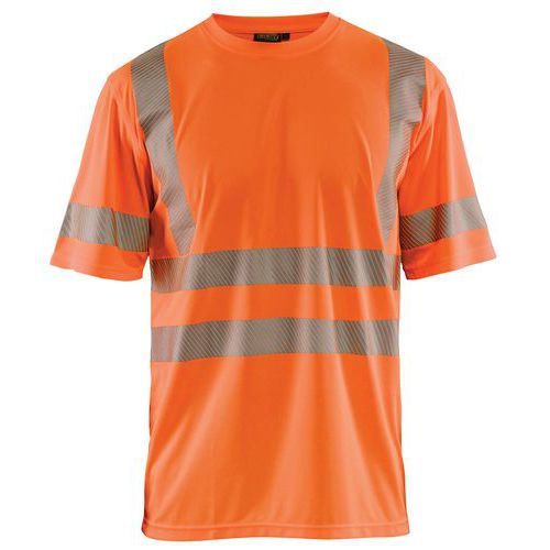 UV-skyddad Varsel-T-shirt Varselorange