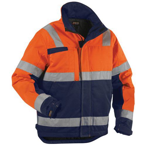 Varseljacka vinter Varselorange/Marinblå