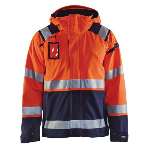 Skaljacka varsel Varselorange/Marinblå
