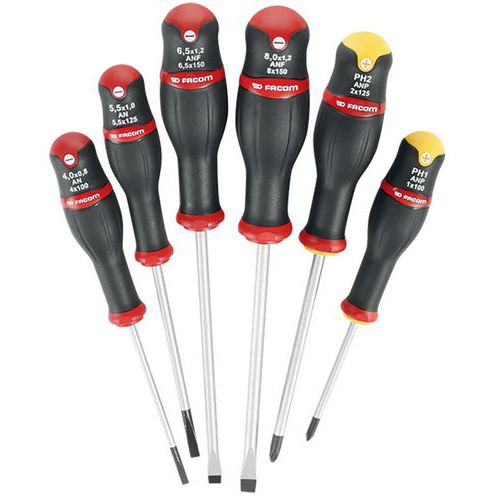 Skruvmejselsats 6 delar Protwist® - Facom Skruvmejselsats 6 delar Protwist® - Facom