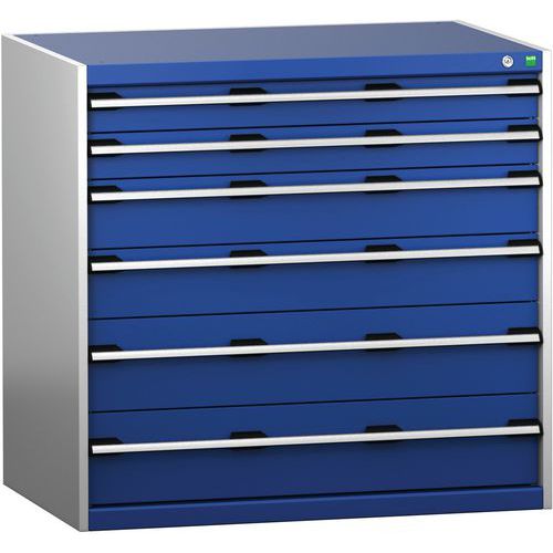 Lådskåp SL-10710-6.4 med 6 lådor för tung last_Bott