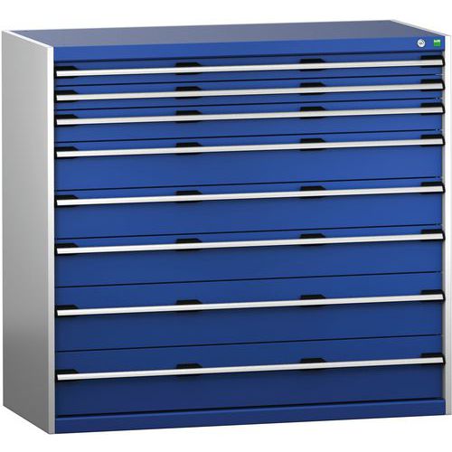 Skåp med lådor SL-13612-8.2 med 8 lådor för tung last – Bott