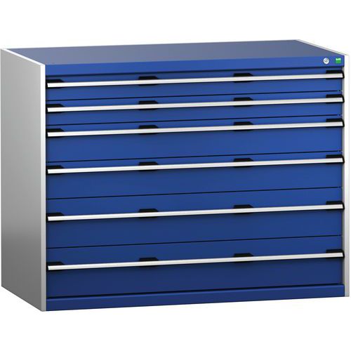 Lådskåp SL-13710-6.2 med 6 lådor för tung last_Bott