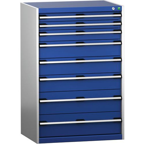 Skåp med 8 lådor SL-8612-8.2 för tung last – Bott