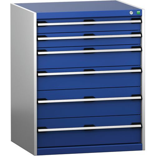 Skåp med lådor SL-8710-6.2 med 6 lådor för tung last – Bott