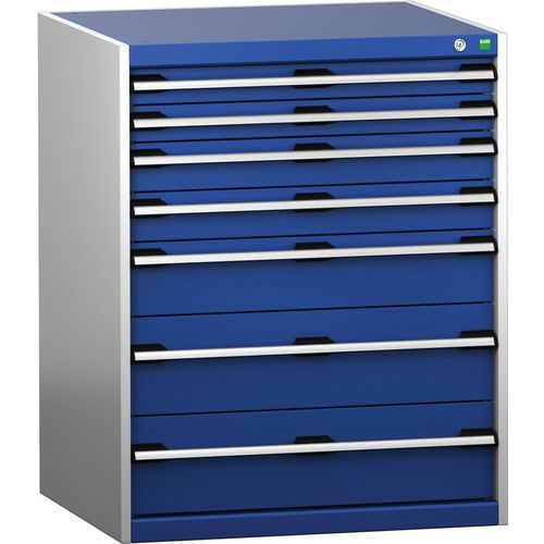 Skåp med lådor SL-8710-7.4 med 7 lådor för tung last – Bott