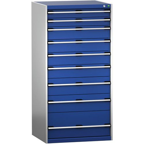 Skåp med lådor SL-8716-9.2 med 9 lådor för tung last – Bott