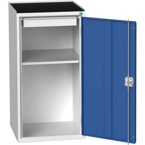 Skåp Verso med ekodörrar 525x550x1015, 1 hylla, 1 låda – Bott